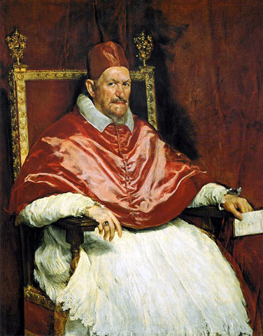 reproductie Retrato de Inocencio X van Diego Velazquez